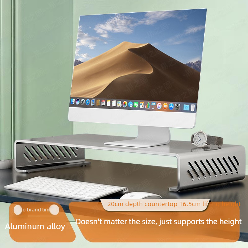 Desk Setup With Laptop And Monitor - Computermonitorstandaard Riser Ergonomische bureau-organizer voor laptop-gamingopstelling
