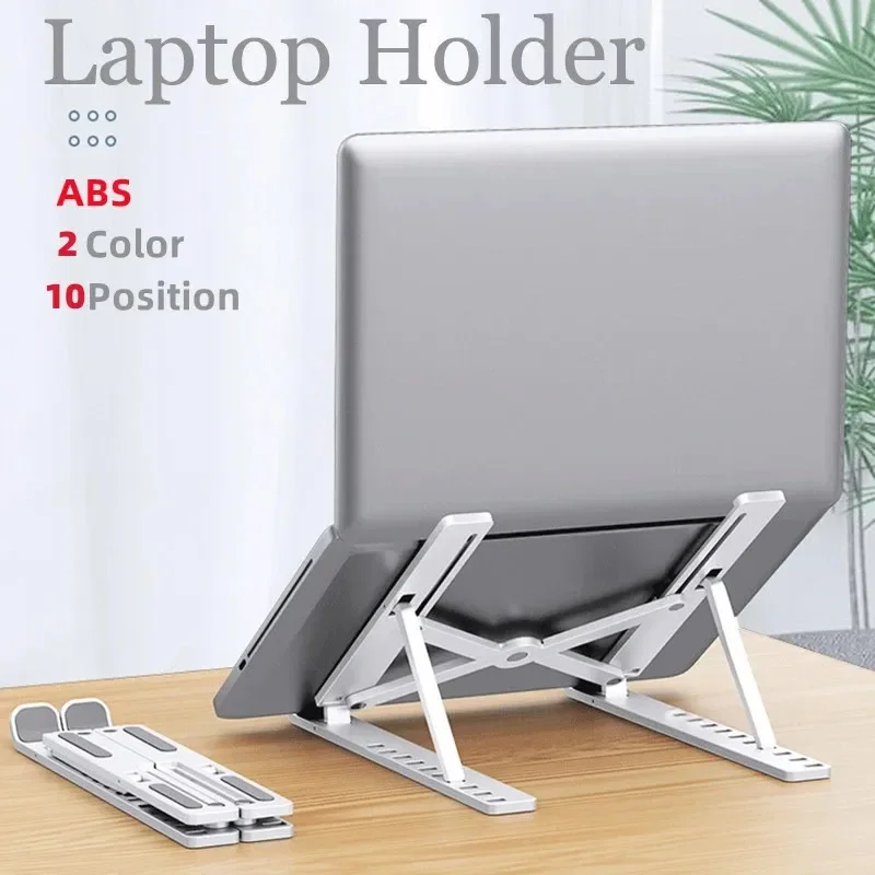 Desk Setup Mac - Opvouwbare draagbare laptopstandaard, verstelbare computermonitorhouder voor
