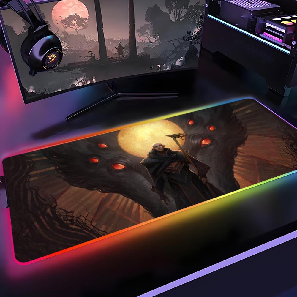 Desk Setup For Gaming - Dragon Age The Veilguard Muismat Rgb