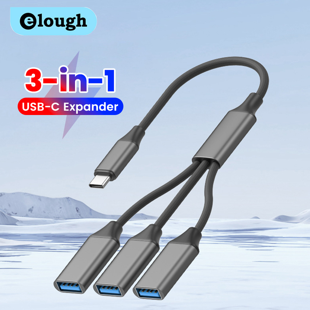 Desk Setup Usb Hub - 3-in-1 USB-splitterkabel USB A Female naar