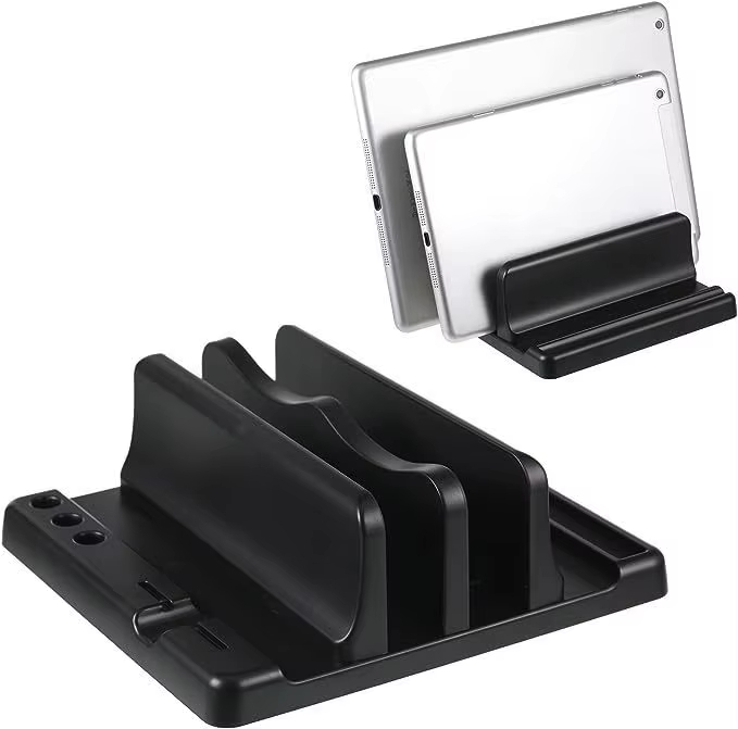 Vertical Laptop Stand - Office ABS-laptopstandaard Verticaal Bespaar ruimte op