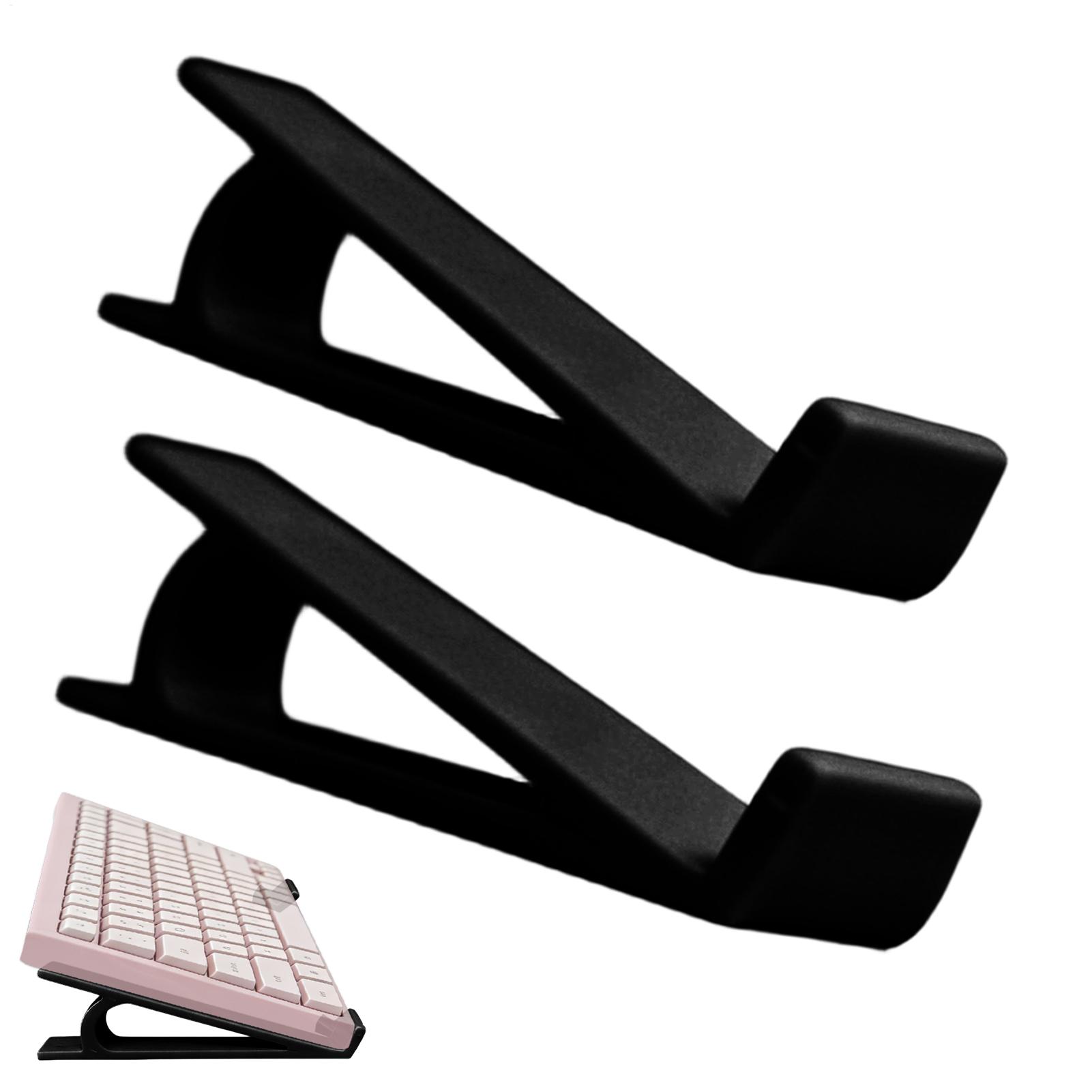 Desk Setup Home Office - Ergonomische antislip toetsenbordverhoger 2 stuks draagbare