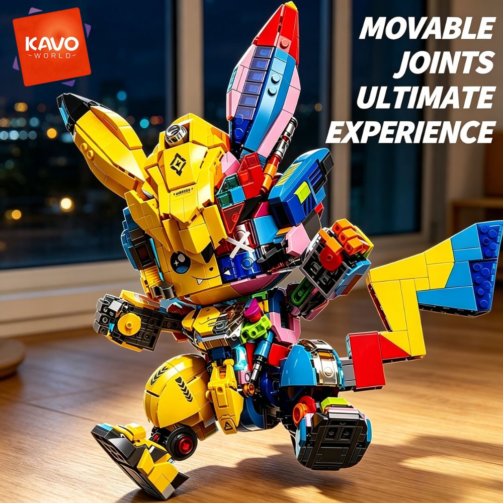 Desk Setup Diy - KAVOWORLD 1505-delige Mechanische Muis Mecha Bouwstenen