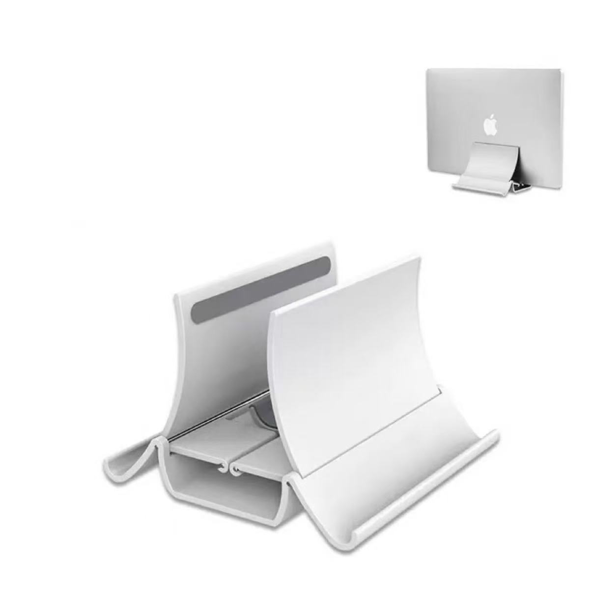 Vertical Laptop Stand - Verticale laptopstandaard Warmteafvoer Antislip laptopstandaard Zwaartekrachtinductiehouder