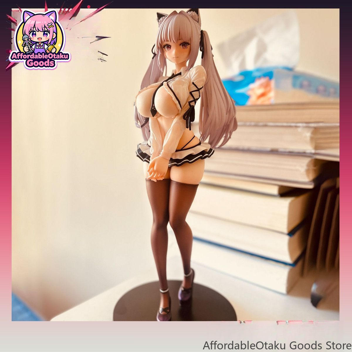 Desk Setup Tv - Anime Meisje Alvina Stijl GK Garage