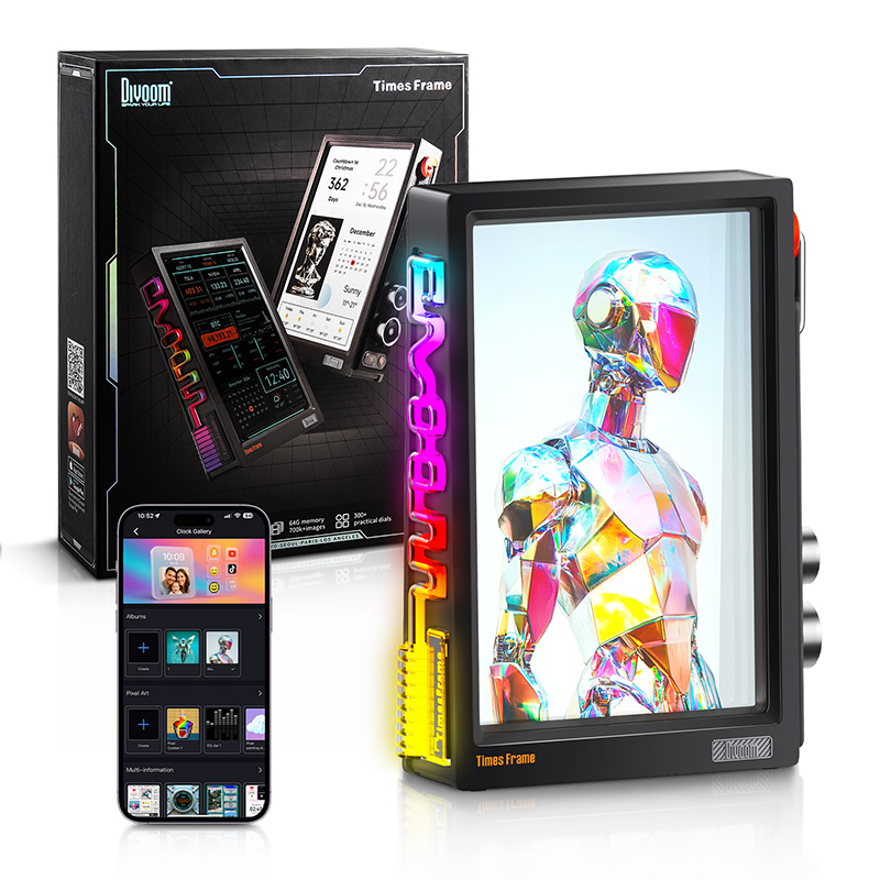 Desk Setup Diy - Divoom Times Frame Smart HD-scherm |