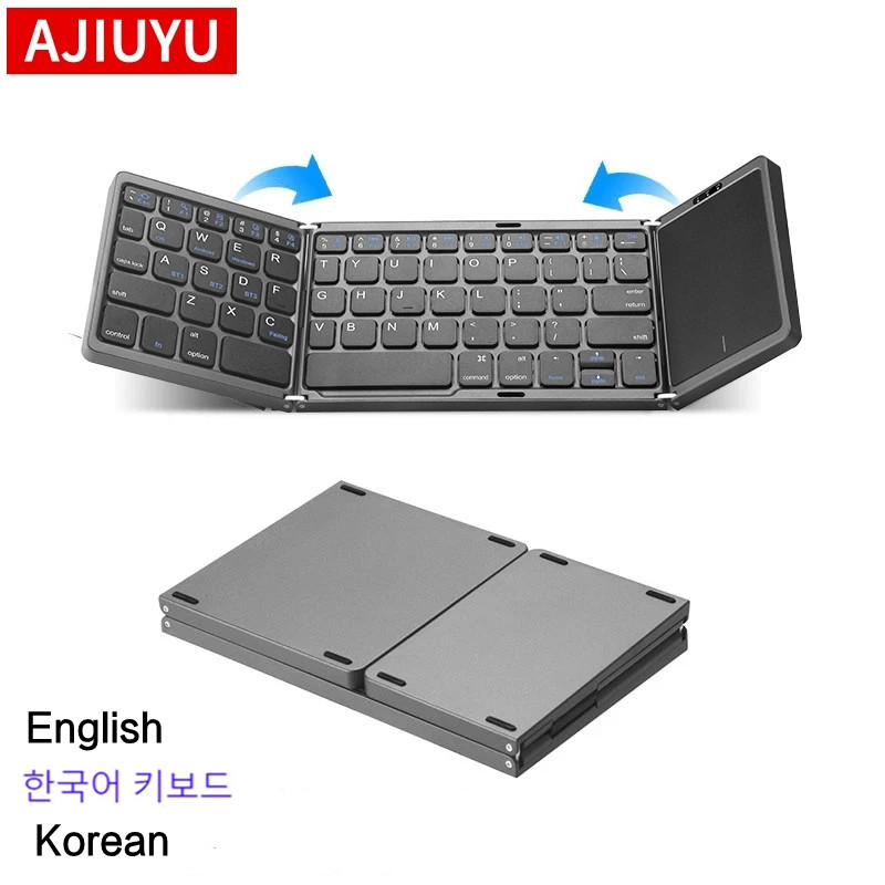 Desk Setup Ipad - Koreaans Engels Mini Draagbaar Opvouwbaar Toetsenbord