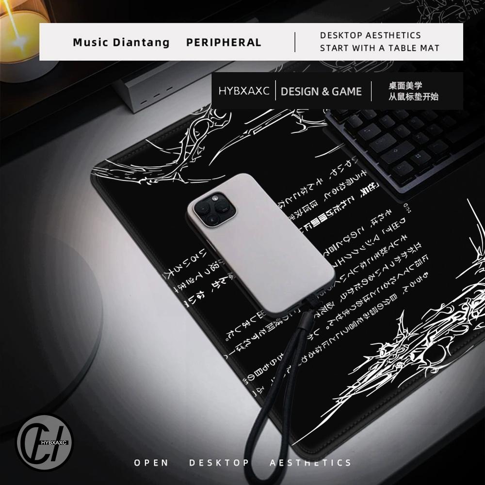 Zwart Wit Cybersigilism Bureau - Desk Setup Black recensie en prijs