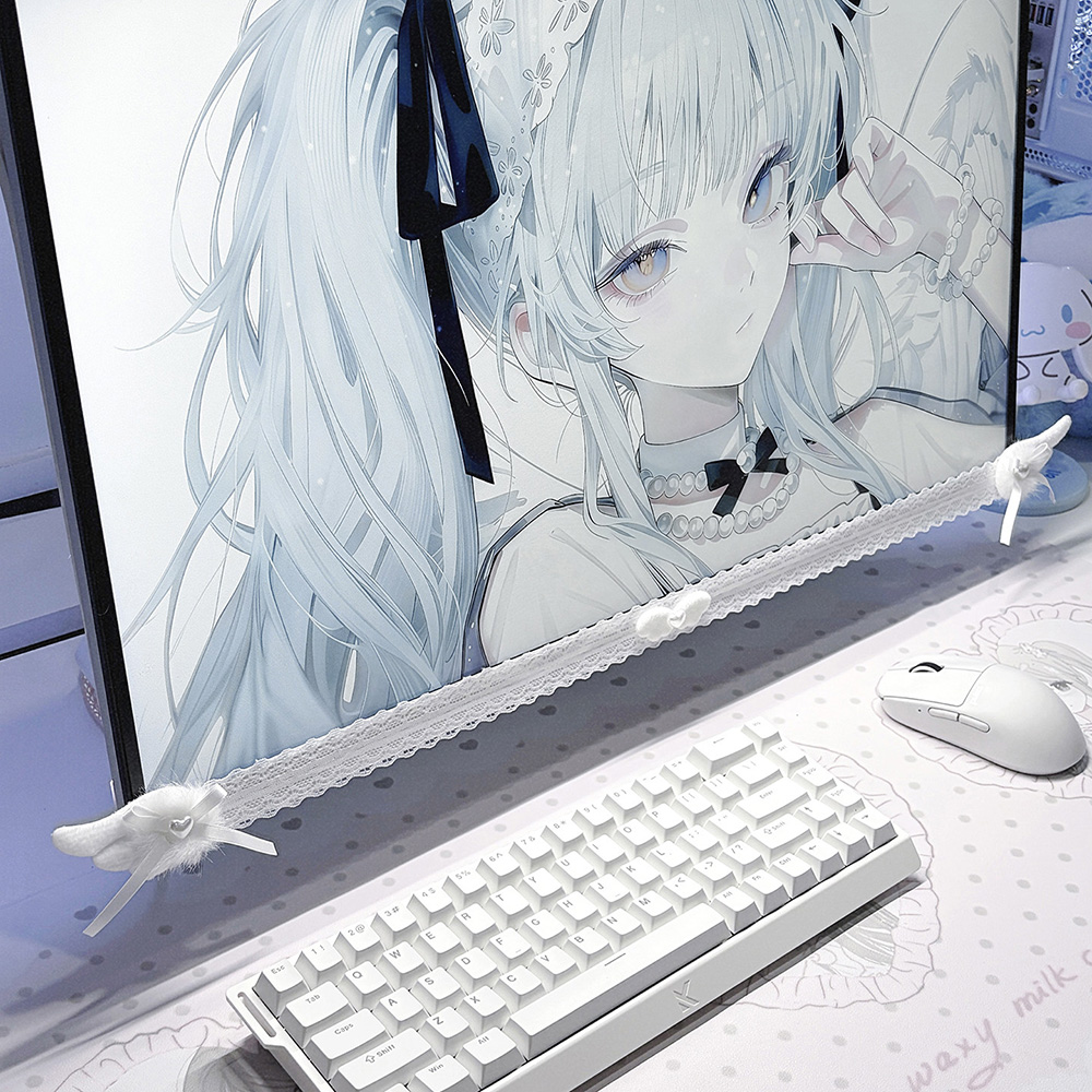 Nieuwe schermdecoratie witte k - Desk Setup For Gaming recensie en prijs