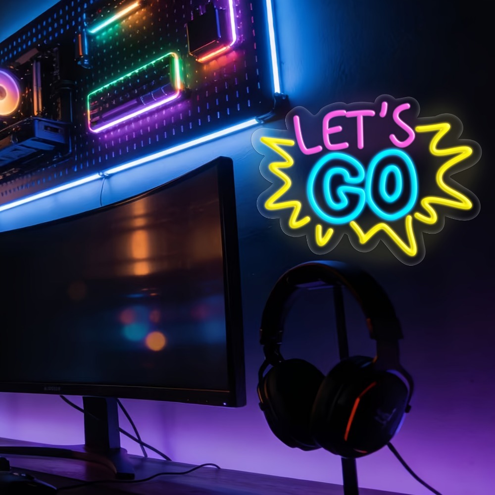 LET'S GO Multicolor LED Neon S - Desk Setup Inspiration recensie en prijs