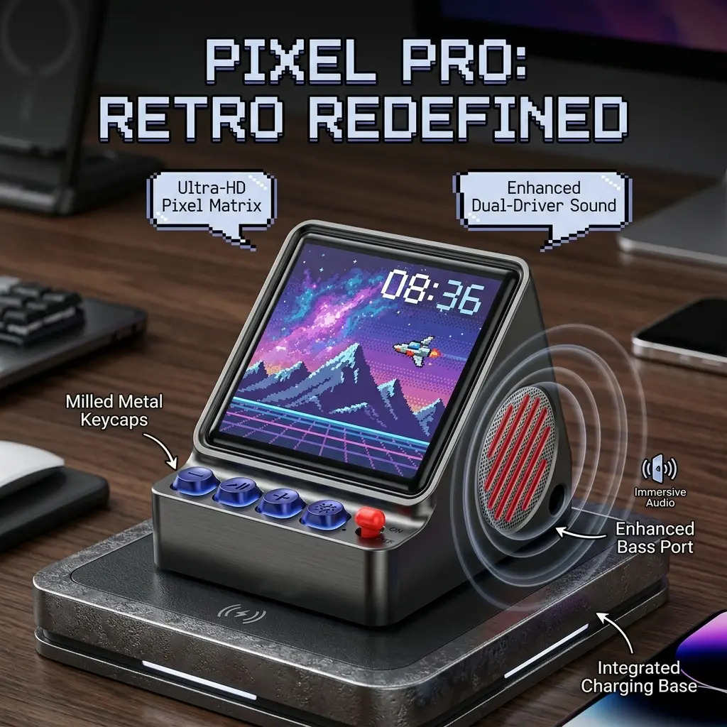 Retro Pixel Art programmeerbaa - Desk Setup Diy recensie en prijs