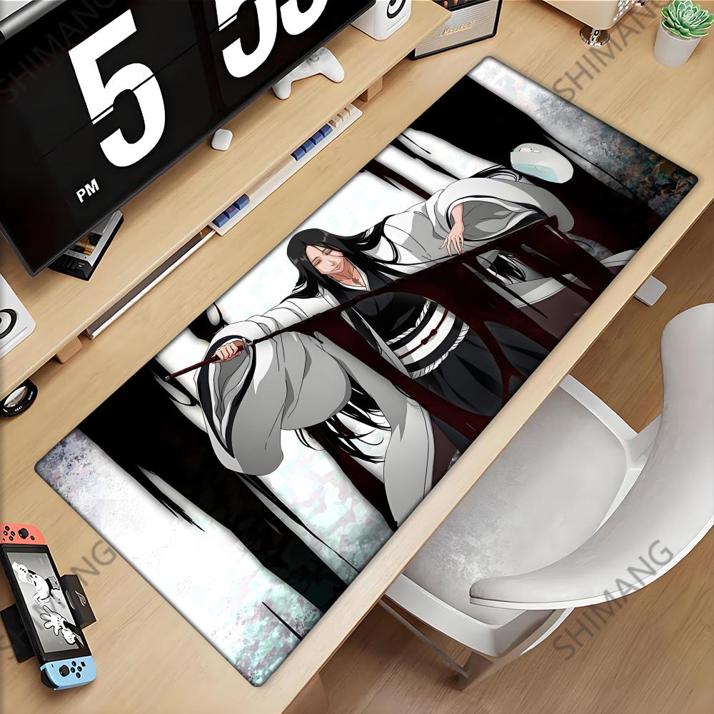 Grote muismat zwart wit Anime  - Desk Setup Black recensie en prijs