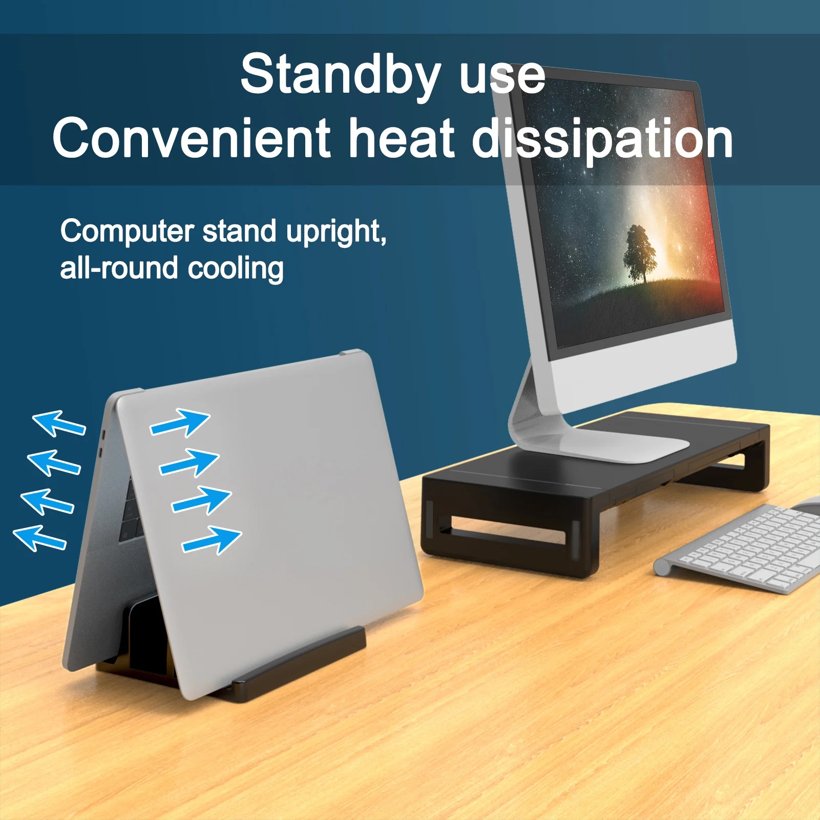 Laptopstandaard, verticaal opb - Vertical Laptop Stand recensie en prijs