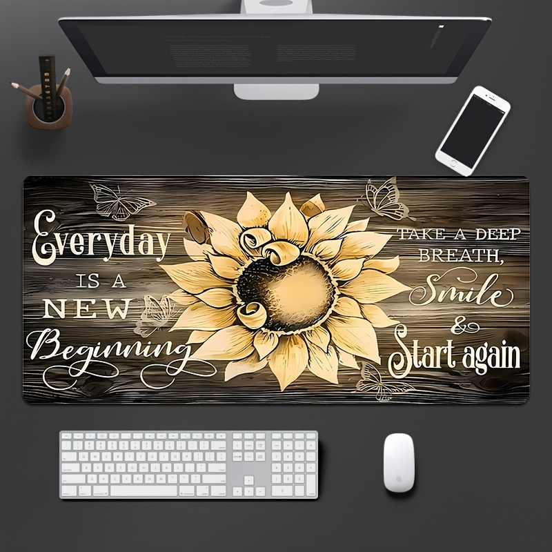 Zonnebloem muismat Inspirerend - Desk Setup Inspiration recensie en prijs