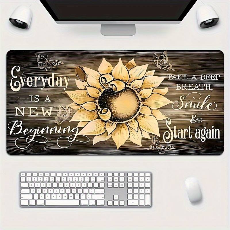 Zonnebloem muismat Inspirerend - Desk Setup Inspiration recensie en prijs