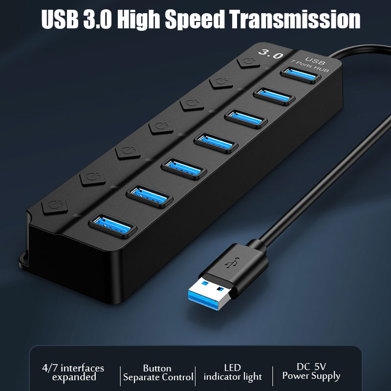 USB Hub USB 3.0 Power Adapter  - Desk Setup Usb Hub recensie en prijs