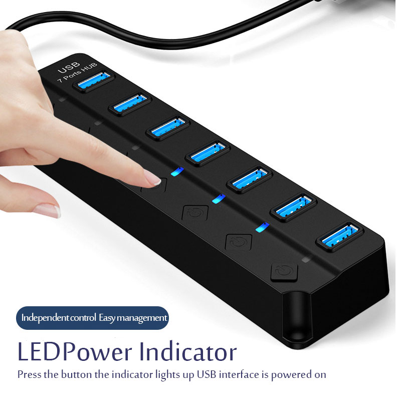 USB Hub USB 3.0 Power Adapter  - Desk Setup Usb Hub recensie en prijs