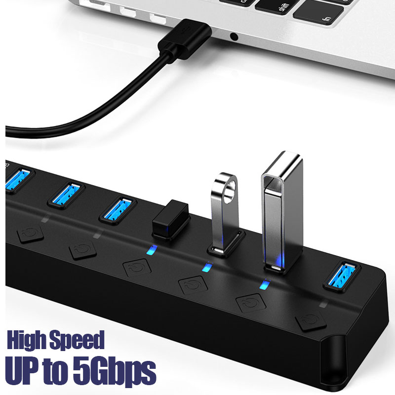 USB Hub USB 3.0 Power Adapter  - Desk Setup Usb Hub recensie en prijs