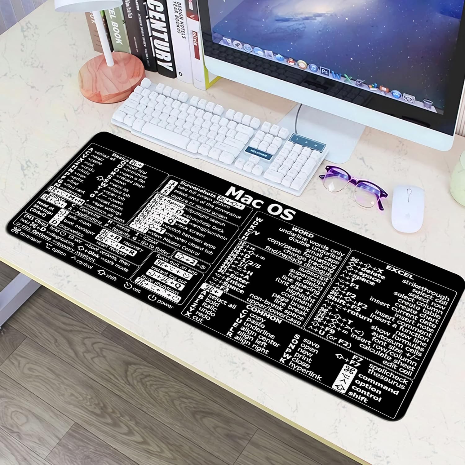 Mac OS sneltoetsen, Word/Excel - Desk Setup Mac recensie en prijs