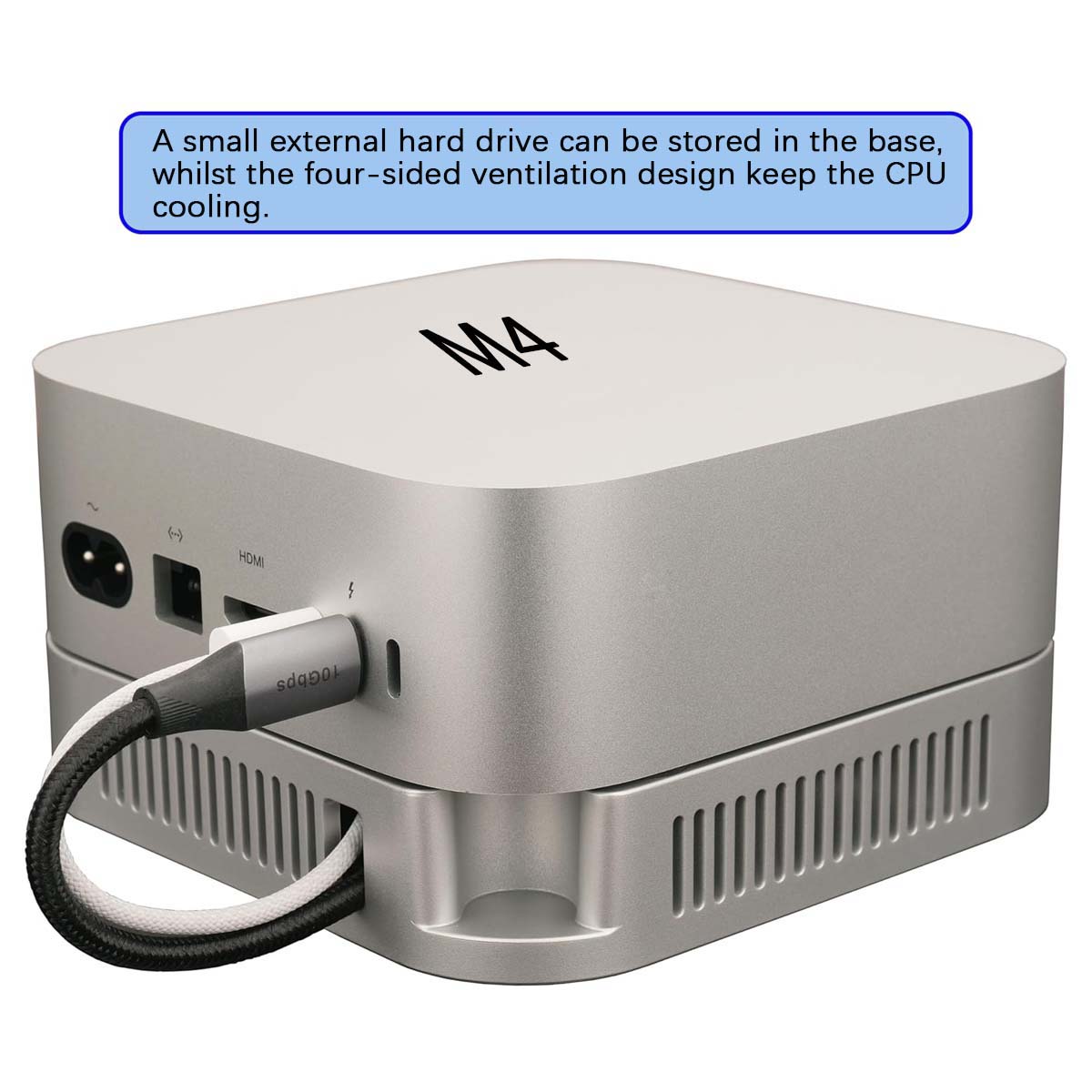 Standaard voor Mac Mini M4/M4  - Vertical Laptop Stand recensie en prijs