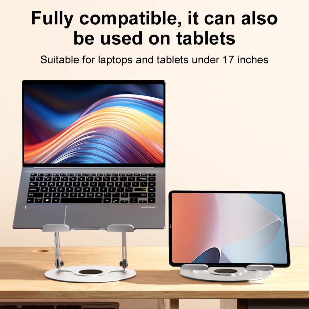 360 °   Roterende laptopstanda - Desk Setup Home Office recensie en prijs