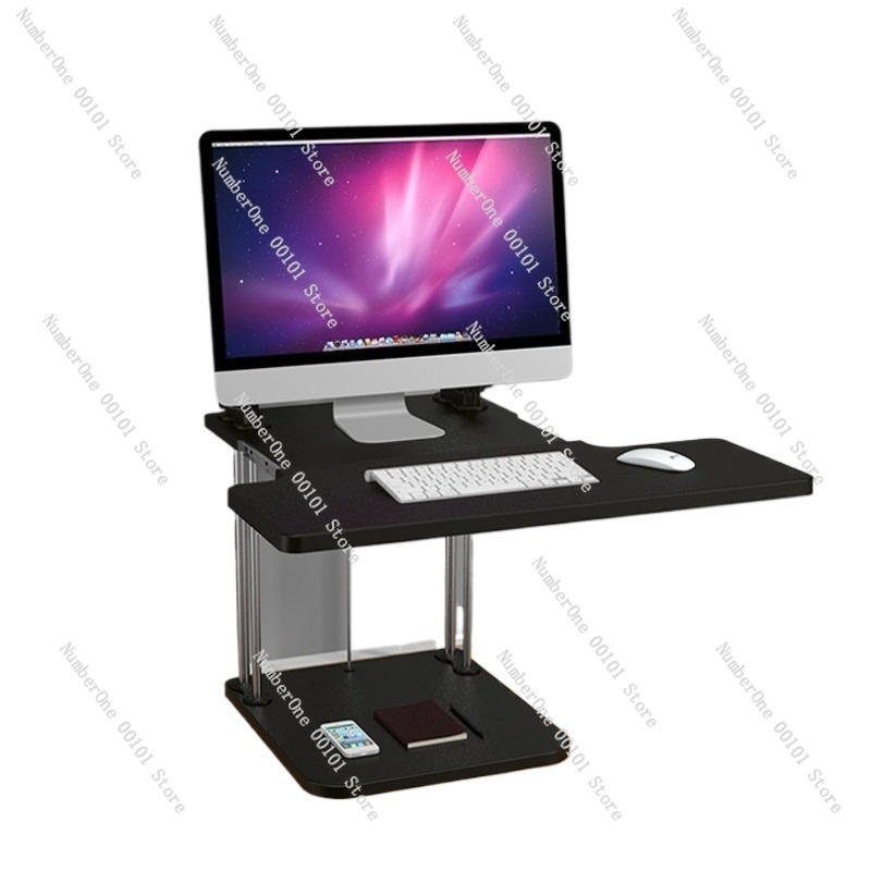 In hoogte verstelbare sta-bure - Desk Setup With Laptop And Monitor recensie en prijs