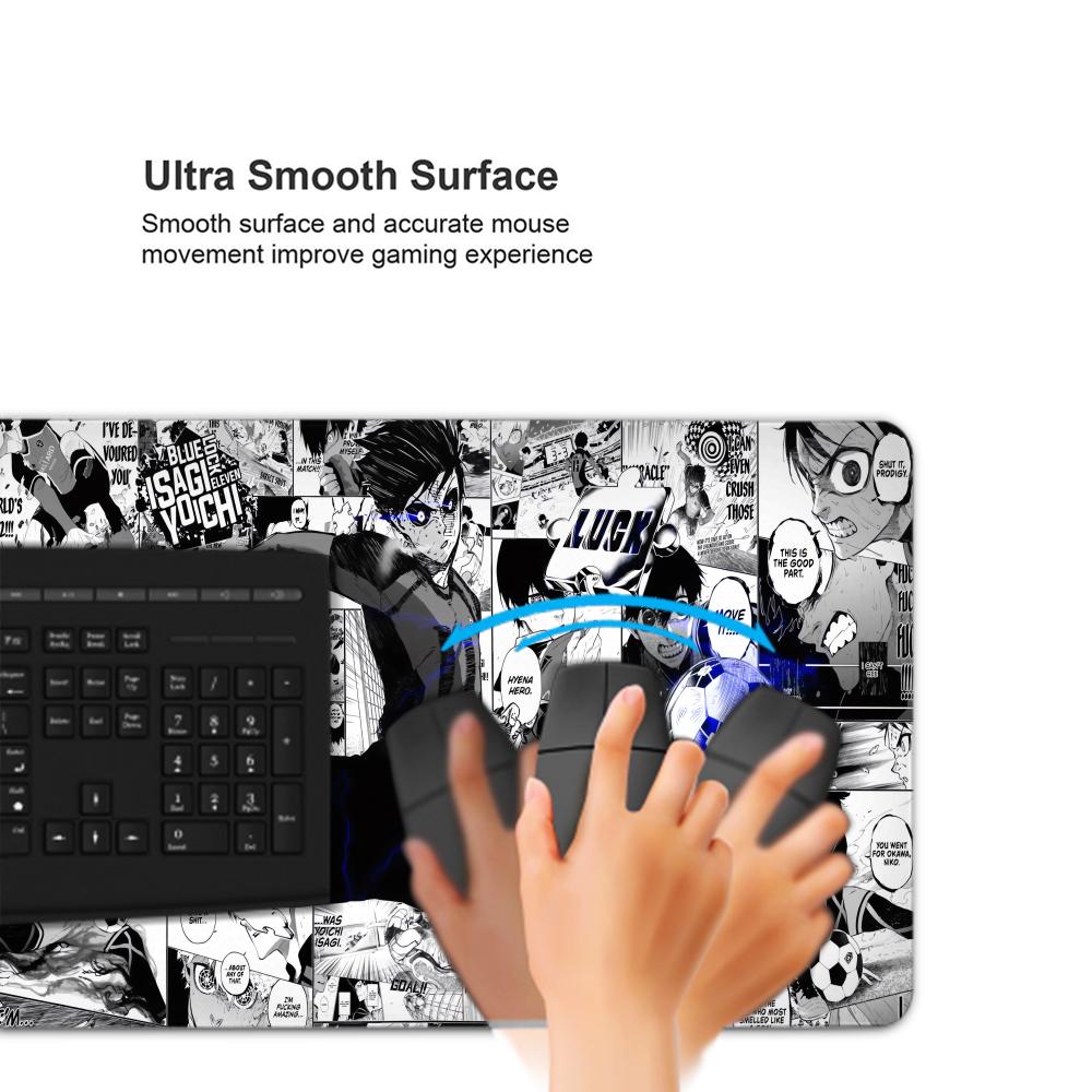 Zwart-wit Anime Muismat PC XXL - Desk Setup Black recensie en prijs