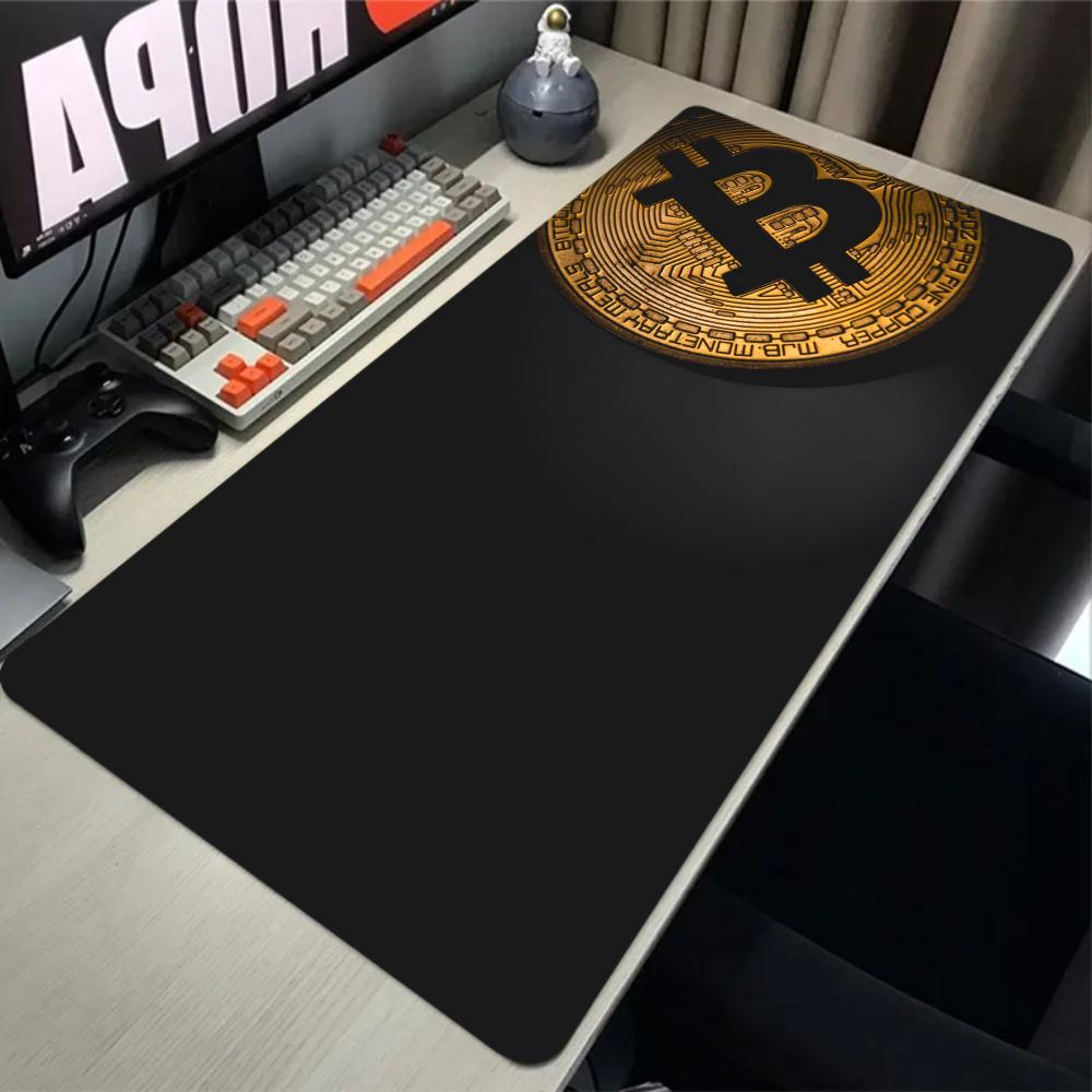 Bitcoin Muismat Gamen Grote Mu - Desk Setup Black recensie en prijs