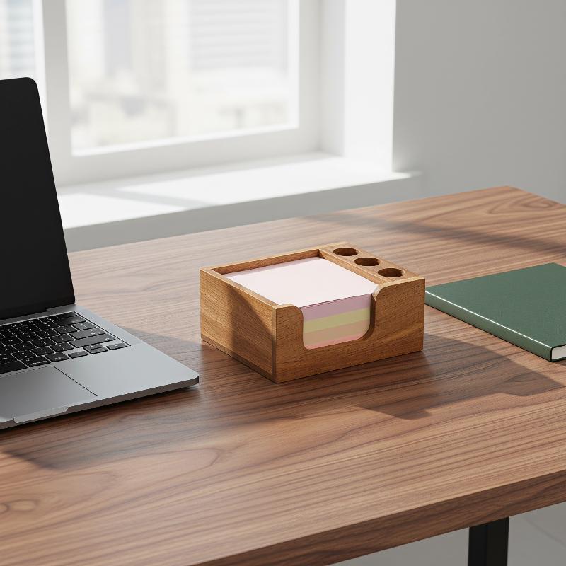 Minimalistische houten bureau- - Desk Setup Home Office recensie en prijs
