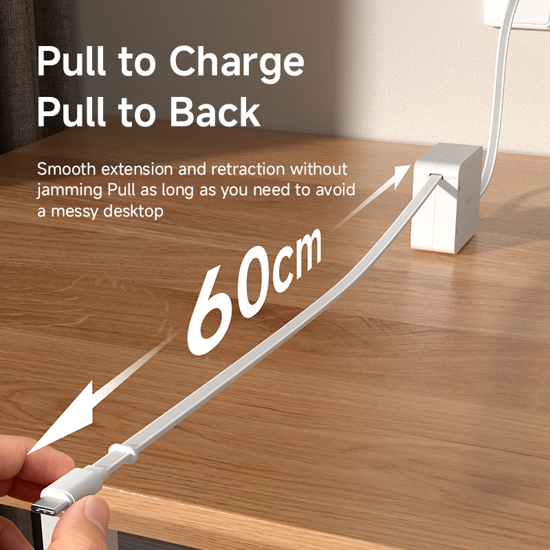 Hagibis intrekbare USB-C kabel - Desk Setup Mac recensie en prijs