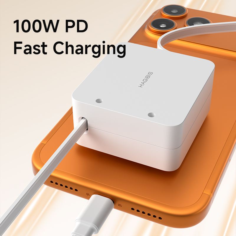 Hagibis intrekbare USB-C kabel - Desk Setup Mac recensie en prijs