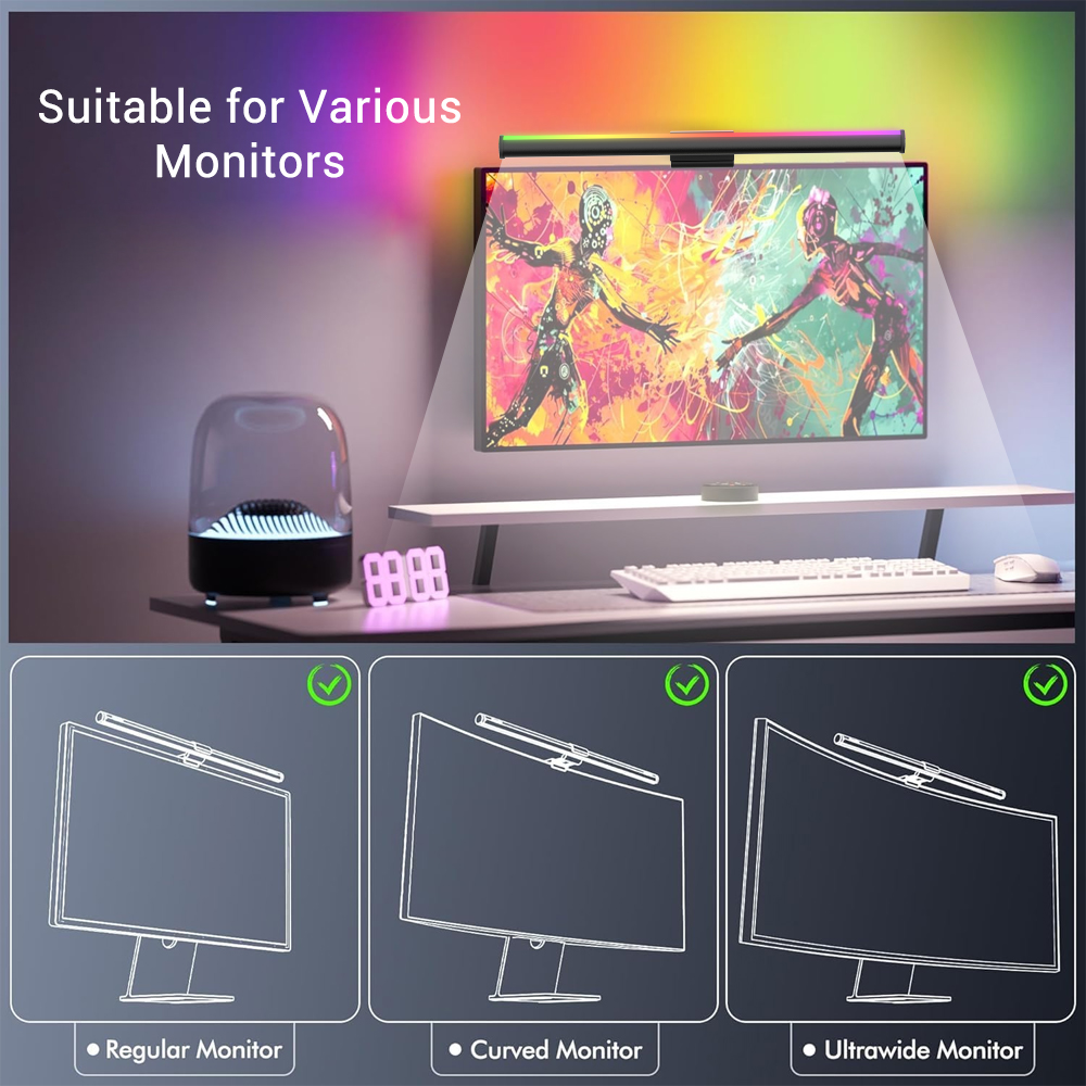 Wifi Lightbar Monitor Lichtbal - Desk Setup For Gaming recensie en prijs