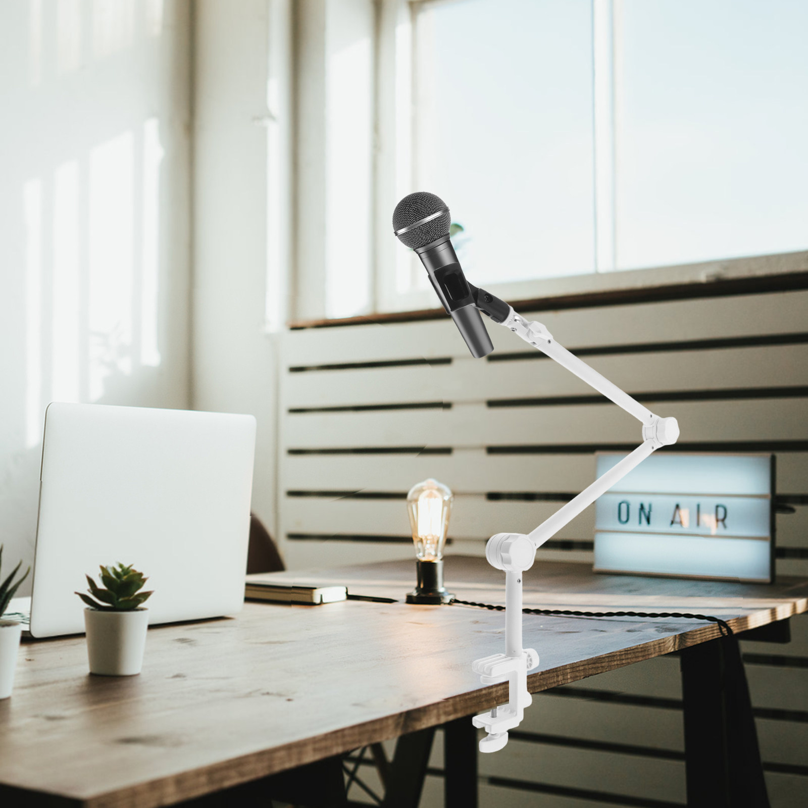 1Set Microfoonarm Wit Verstelb - Desk Setup For Gaming recensie en prijs