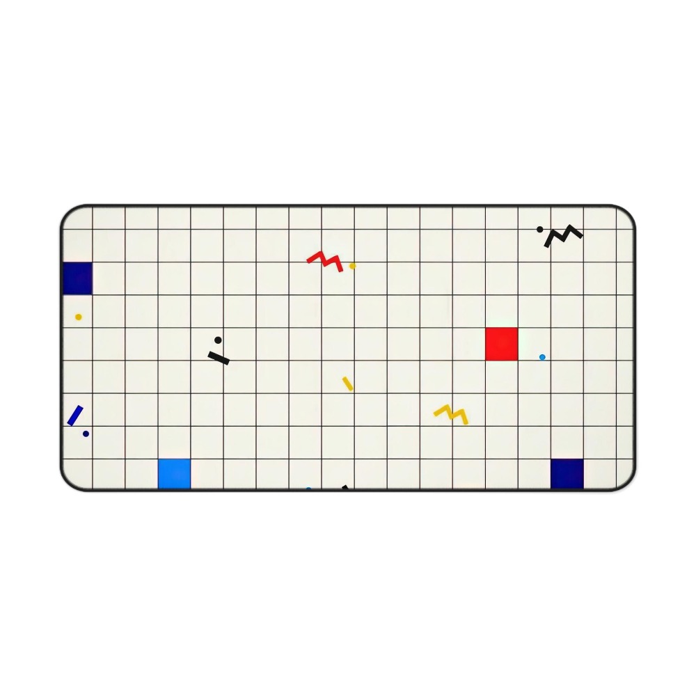 Retro Geometrische Grid Bureau - Desk Setup For Gaming recensie en prijs
