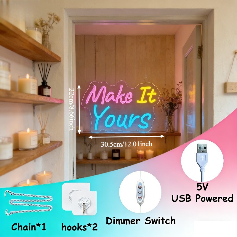 Maak het je eigen neonbord LED - Desk Setup Inspiration recensie en prijs
