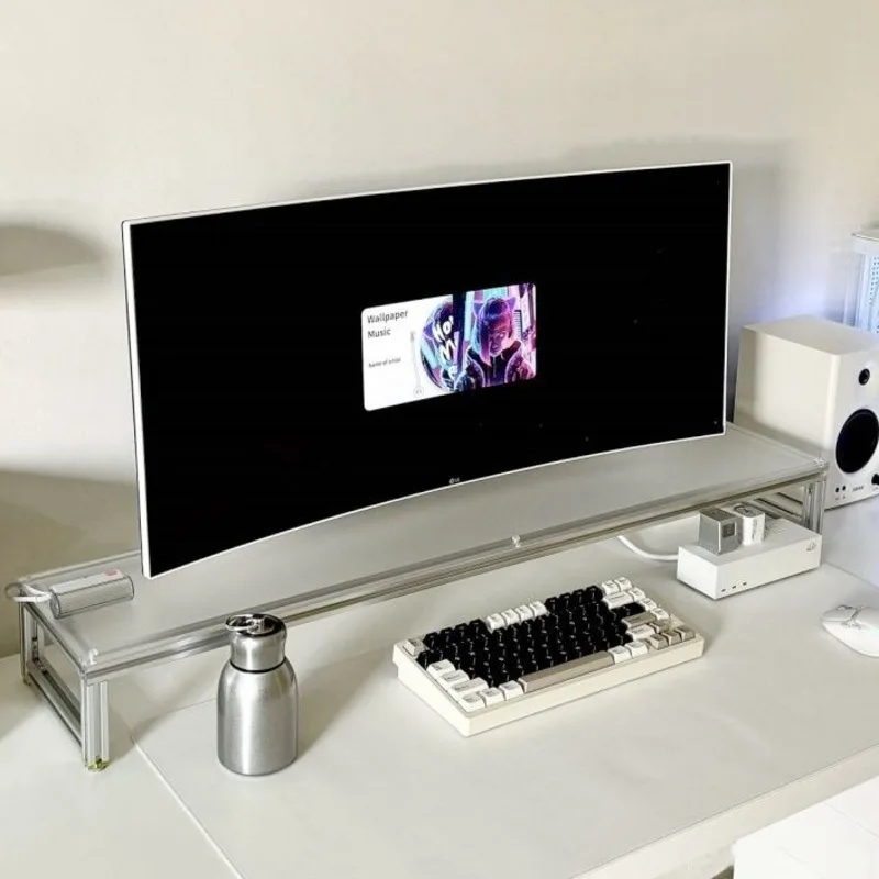 Aluminium monitorstandaard Acr - Desk Setup With Laptop And Monitor recensie en prijs