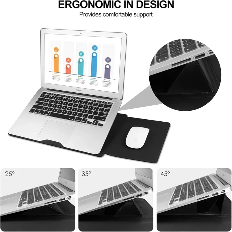 Verstelbare Stand Lederen Lapt - Desk Setup Mac recensie en prijs