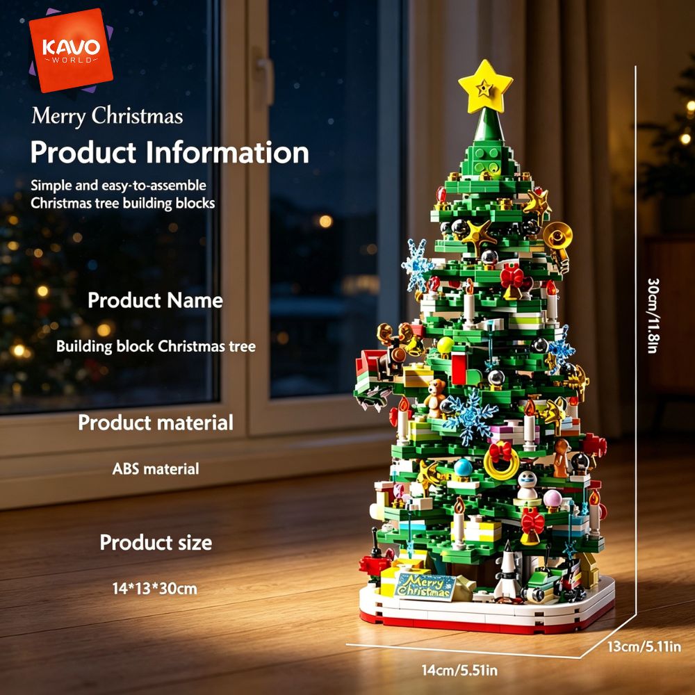 KAVOWORLD 1024-delige Kerstboo - Desk Setup Lighting Ideas recensie en prijs