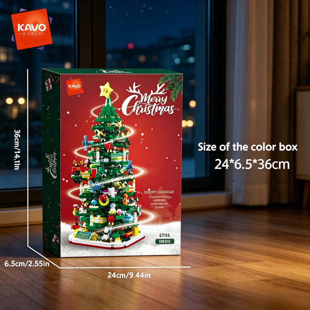 KAVOWORLD 1024-delige Kerstboo - Desk Setup Lighting Ideas recensie en prijs