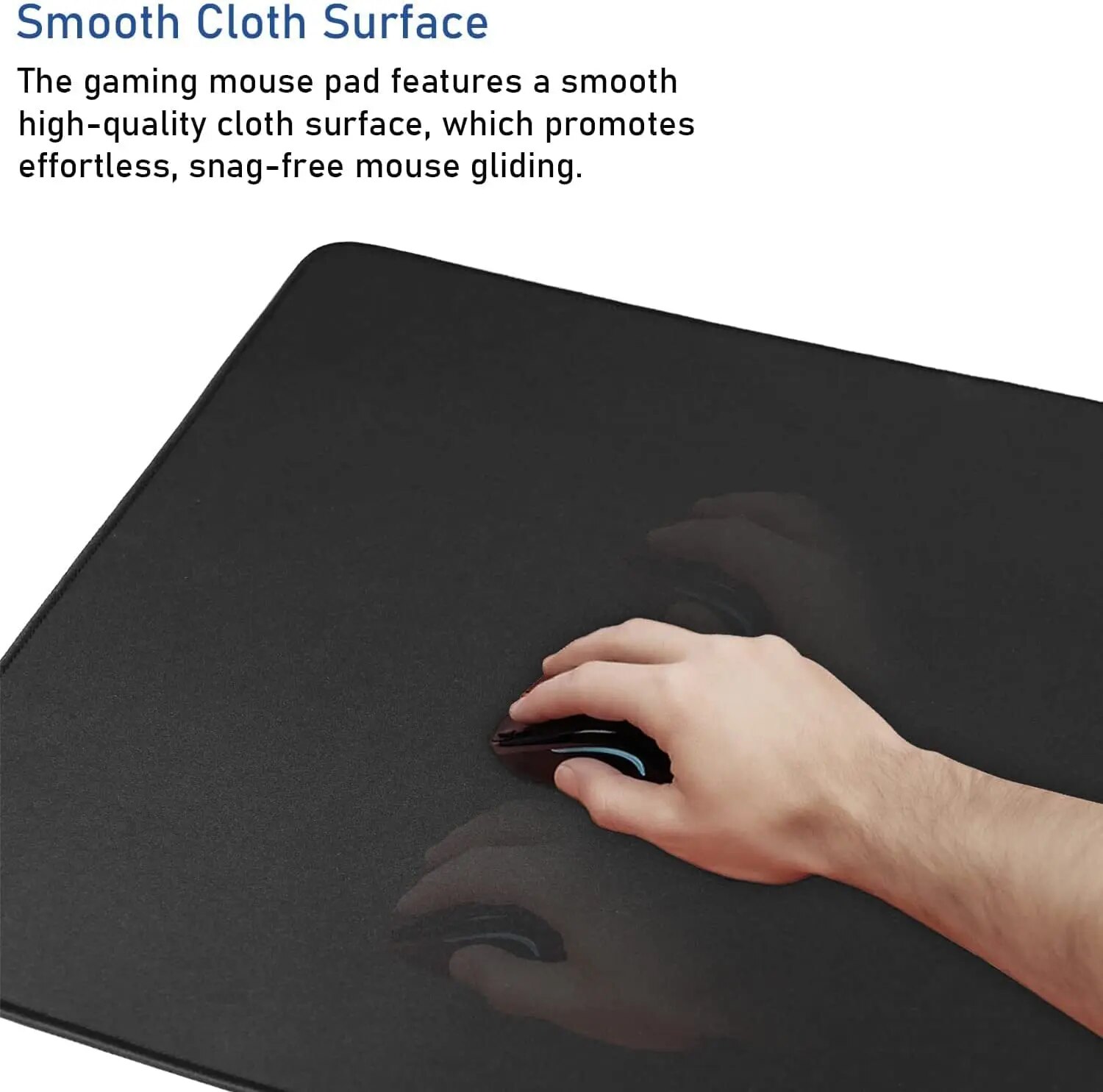 Xxl Muismat Zwart Mousepad Gam - Desk Setup Black recensie en prijs